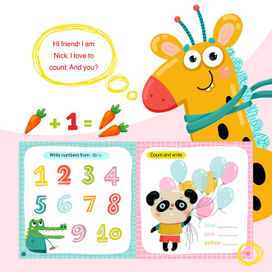 Activity book. Задание на счёт 