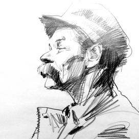 Горький. Набросок