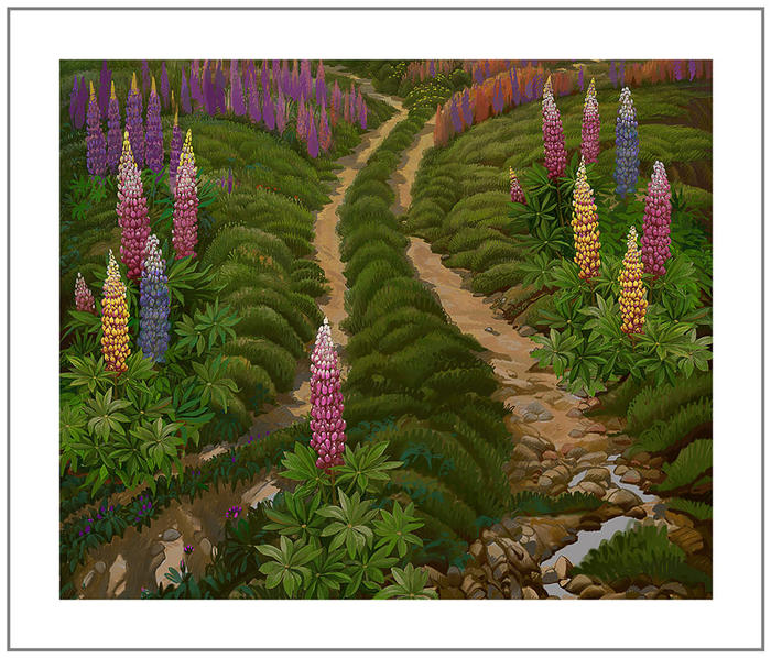 Люпины/фрагмент/