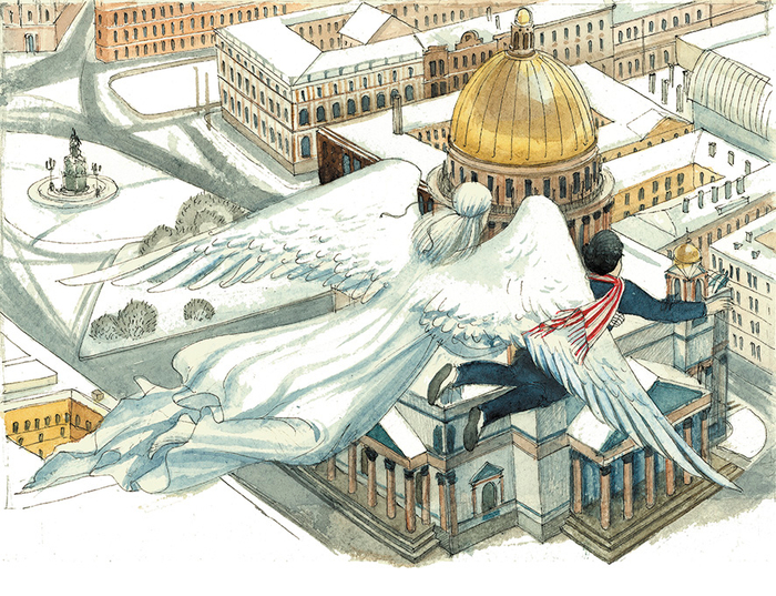 Полет над Исаакием