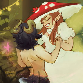 Сатир и грибная фея