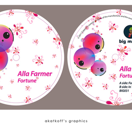 Fortune vinyl-print for Alla Farmer release 2011