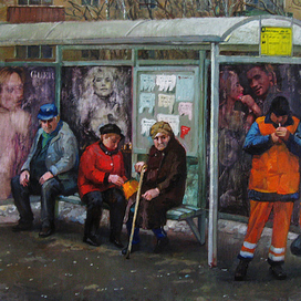 реклама в городе: остановка