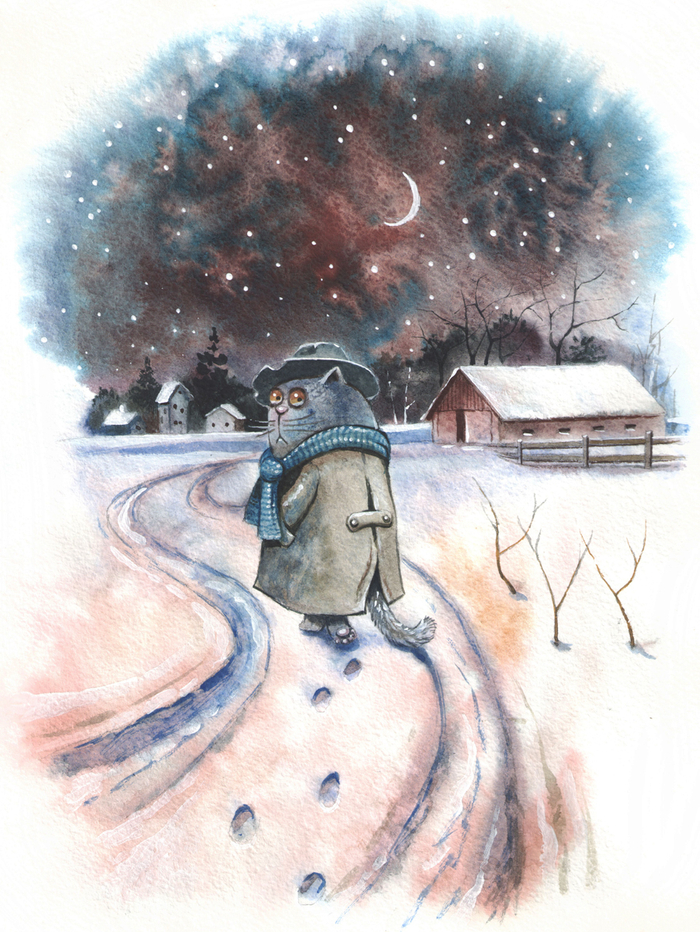 Иллюстрация для "There once was a cat"