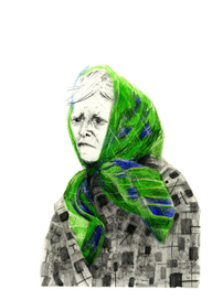 Babushka street fashion 