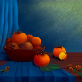 Натюрморт с хурмой