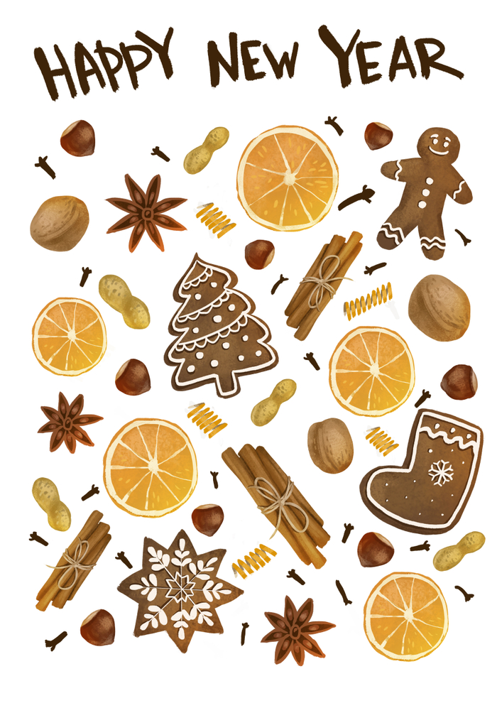 Новогодняя открытка