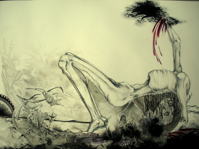 Фигура Дьявола" из серии к спектаклю "В тени Аполлиона