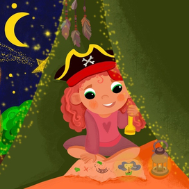 Девочка с картой сокровищ 