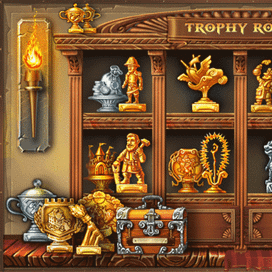 Комната трофеев.