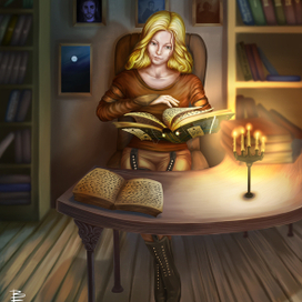 иллюстрации к книгам или обложкам