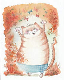 Осенний кот