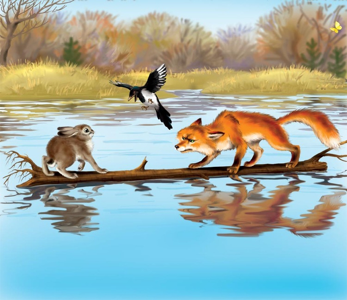 Двое на одном бревне ("Лесные сказки") "Белфакс"