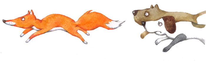 Лиса и собака