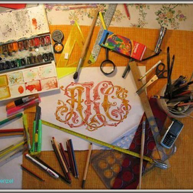 монограмма "А.К.О."