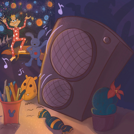 Иллюстрации к детской книге 