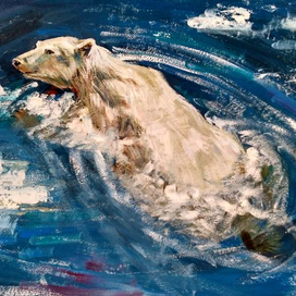 Белый мишка