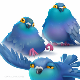 Просто голуби :)