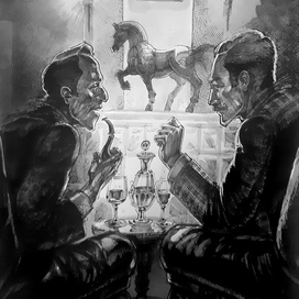 Вечером у камина