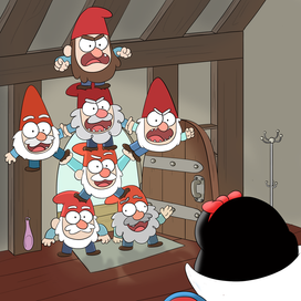 Белоснежка и семь гномов Гравити Фолз