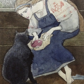 Девочка в избушке