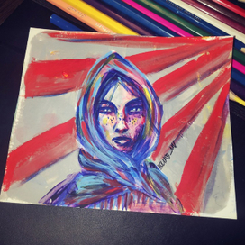 Красное солнеце