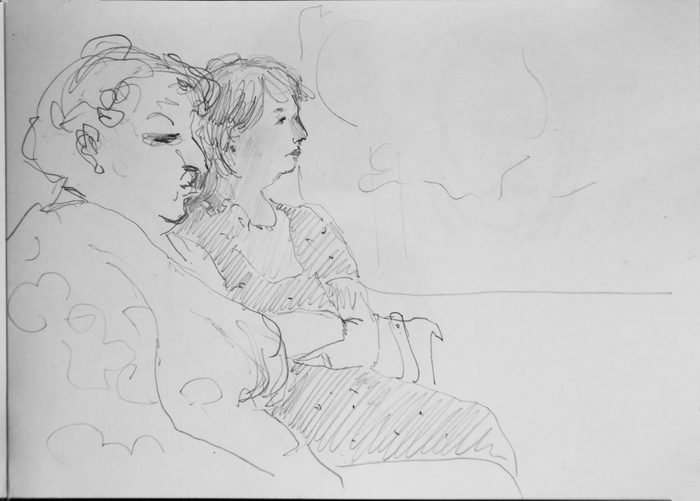 В электричке