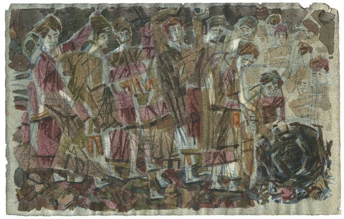 илл. к стрихотворению Х.Кортасара "Боги"