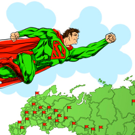 Супермен в России