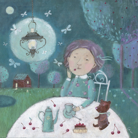 Вечер в вишневом саду