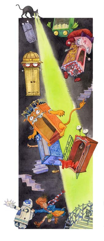 Иллюстрация к книжке Силены Андерс "Мороженое времени"