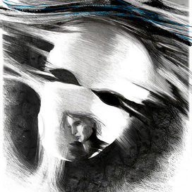 Иллюстрация "Everything and Nothing.", Хорхе Луис Борхес.