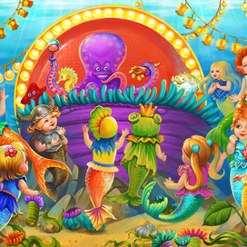 Эльфишки и подводный карнавал © Elka Palka Production www.elfishki.ru