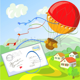 Летящее письмо счастья