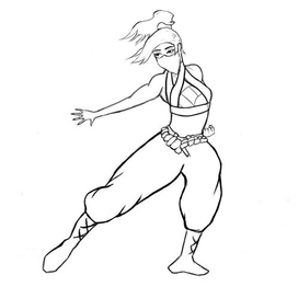 Акали из Лиги Легенд 