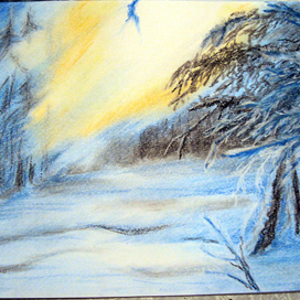 В лучах зимнего солнца