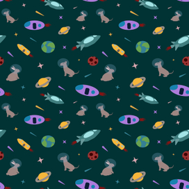 pattern on the martian theme