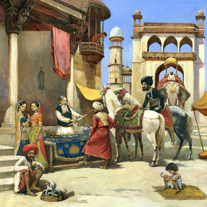 Индия для календаря "Традиции внешней торговли"