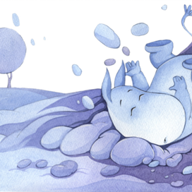 Иллюстрация к " Волшебная зима" Туве Янссон.