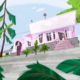 Фон для анимационного фильма