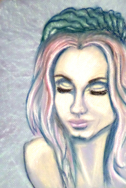 Русалка. Стилизованный портрет.