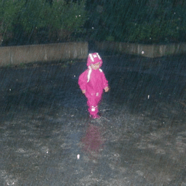 Живой  дождик