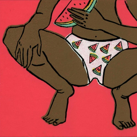 Арбуз розовый