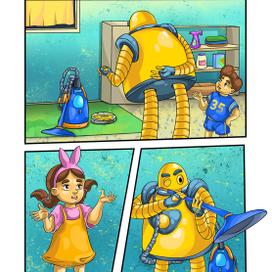 Робот на каникулах