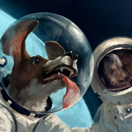 В открытом космосе