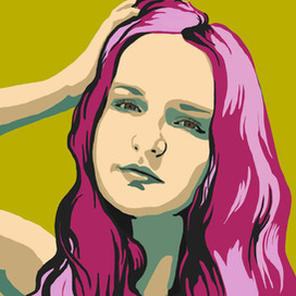 Картины в стиле поп арт иллюстрации pop art портреты 2D CG 