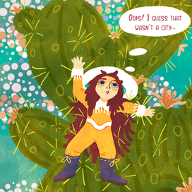 Марсианская сказка. Внезапный кактус