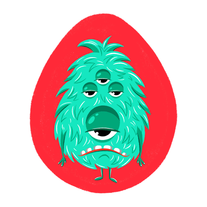 Нудный монстрик. Проект "Треснутые 2" для Дикси