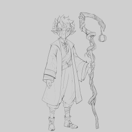 Набросок нового персонажа