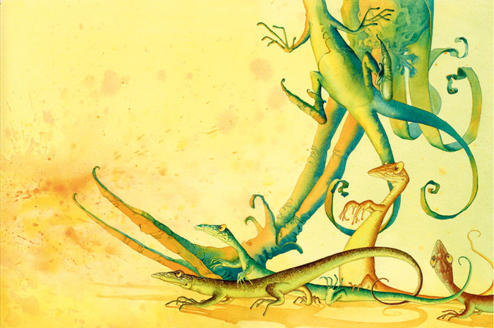 Ящерки - трансформеры